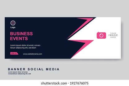 Vector abstract design web banner template. Web Design Elements - Header Design. Abstract geometric web banner template on grey background.Modern banner.