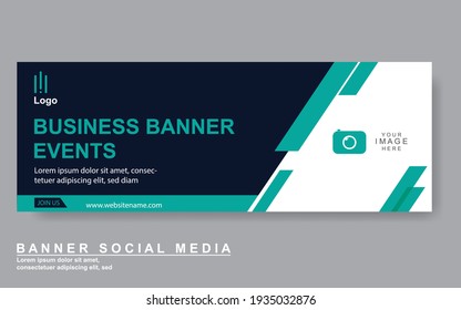 Vector Abstract Design Web Banner Template. Web Design Elements - Header Design. Abstract Geometric Web Banner Template On Grey Background.Modern Banner.