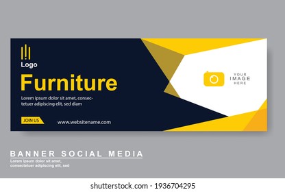 Vector abstract design web banner template. Web Design Elements - Header Design. Abstract geometric web banner template on grey background.Modern banner.