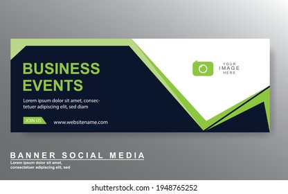 Vector abstract design web banner template. Web Design Elements - Header Design. Abstract geometric web banner template on grey background.Modern banner.
