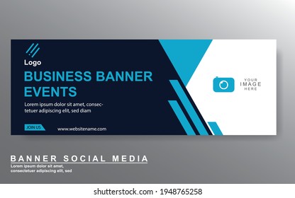 Vector abstract design web banner template. Web Design Elements - Header Design. Abstract geometric web banner template on grey background.Modern banner.