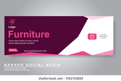 Vector abstract design web banner template. Web Design Elements - Header Design. Abstract geometric web banner template on grey background.Modern banner.