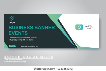 Vector abstract design web banner template. Web Design Elements - Header Design. Abstract geometric web banner template on grey background.Modern banner.