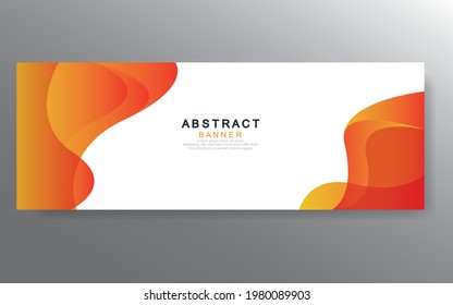 Vector abstract design web banner template. Web Design Elements - Header Design. Abstract geometric web banner template on grey background.Modern banner.