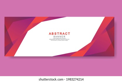 Web-Banner-Vorlage für abstraktes Vektordesign.Modernes Banner.
