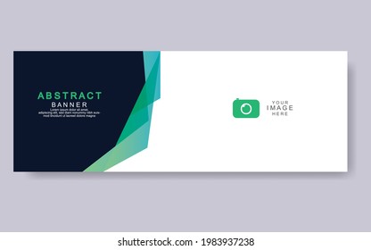 Vector abstract design web banner template. Web Design Elements - Header Design. Abstract geometric web banner template on grey background.Modern banner.