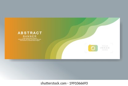 Vector abstract design web banner template. Web Design Elements - Header Design. Abstract geometric web banner template on grey background.Modern banner.