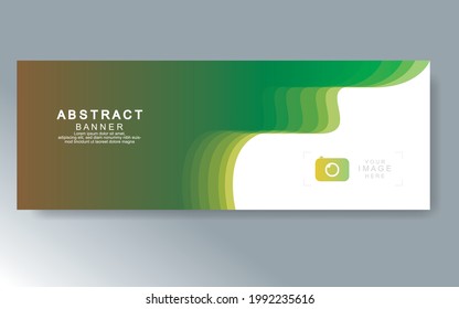 Vector abstract design web banner template. Web Design Elements - Header Design. Abstract geometric web banner template on grey background.Modern banner.