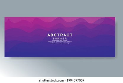 Vector abstract design web banner template. Web Design Elements - Header Design. Abstract geometric web banner template on grey background.Modern banner.