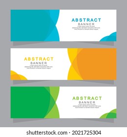 Web-Banner-Vorlage für abstraktes Vektordesign.Modernes Banner.