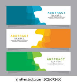 Vector abstract design web banner template. Web Design Elements - Header Design. Abstract geometric web banner template on grey background.Modern banner.