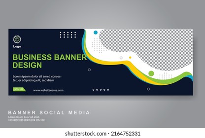 Vector abstract design web banner template. Web Design Elements - Header Design. Abstract geometric web banner template on grey background.Modern banner.
