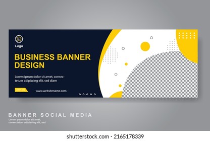 Vector abstract design web banner template. Web Design Elements - Header Design. Abstract geometric web banner template on grey background.Modern banner.
