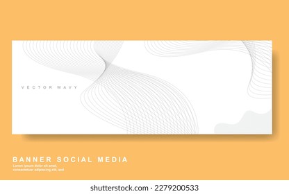 Vector abstract design web banner template. Web Design Elements - Header Design. Abstract geometric web banner template on grey background.Modern banner.