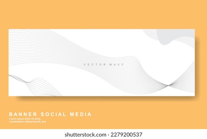Vector abstract design web banner template. Web Design Elements - Header Design. Abstract geometric web banner template on grey background.Modern banner.