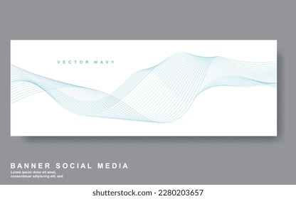 Plantilla de banner web de diseño abstracto de vectores. Elementos de diseño web - Diseño de encabezados. Resumen de la plantilla de banner web geométrico sobre fondo gris .Banner moderno.