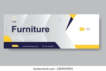 Vector abstract design web banner template. Web Design Elements - Header Design. Abstract geometric web banner template on grey background.Modern banner.
