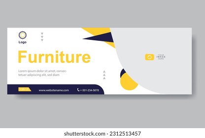 Plantilla de banner web de diseño abstracto de vectores. Elementos de diseño web - Diseño de encabezados. Resumen de la plantilla geométrica de banner web sobre fondo gris.Banner moderno.