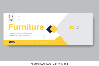 Plantilla de banner web de diseño abstracto de vectores. Elementos de diseño web - Diseño de encabezados. Resumen de la plantilla geométrica de banner web sobre fondo gris.Banner moderno.