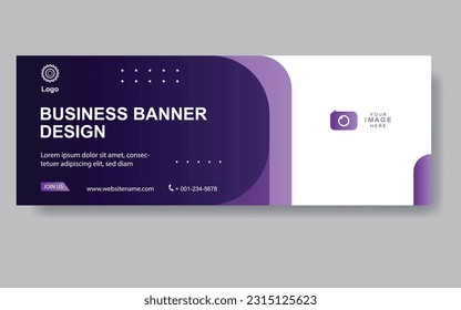 Vector abstract design web banner template. Web Design Elements - Header Design. Abstract geometric web banner template on grey background.Modern banner.