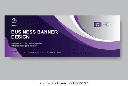 Vector abstract design web banner template. Web Design Elements - Header Design. Abstract geometric web banner template on grey background.Modern banner.