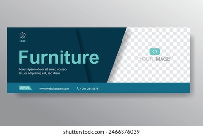 Vector diseño abstracto Web Anuncio Plantilla. Elementos de Diseño web - Diseño de cabecera. Plantilla de Anuncio de Web geométrico Abstractas sobre fondo gris. Moderna.
