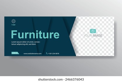 Vector diseño abstracto Web Anuncio Plantilla. Elementos de Diseño web - Diseño de cabecera. Plantilla de Anuncio de Web geométrico Abstractas sobre fondo gris. Moderna.