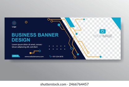 Vector abstract design web banner template. Web Design Elements - Header Design. Abstract geometric web banner template on grey background. Modern.