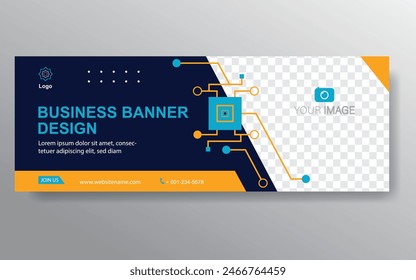 Vector abstract design web banner template. Web Design Elements - Header Design. Abstract geometric web banner template on grey background. Modern.