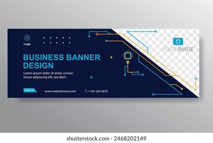 Vector abstract design web banner template. Web Design Elements - Header Design. Abstract geometric web banner template on grey background. Modern.