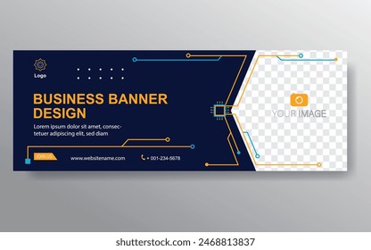 Vector abstract design web banner template. Web Design Elements - Header Design. Abstract geometric web banner template on grey background. Modern.