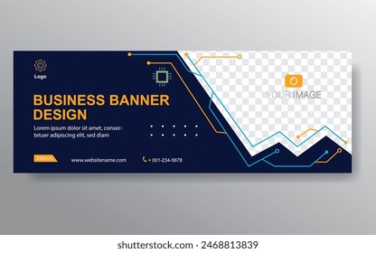 Vector abstract design web banner template. Web Design Elements - Header Design. Abstract geometric web banner template on grey background. Modern.