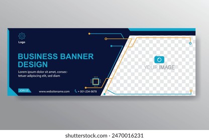 Vector abstract design web banner template. Web Design Elements - Header Design. Abstract geometric web banner template on grey background. Modern.