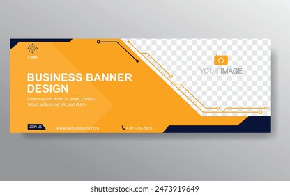 Vector abstract design web banner template. Web Design Elements - Header Design. Abstract geometric web banner template on grey background. Modern.