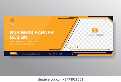 Vector abstract design web banner template. Web Design Elements - Header Design. Abstract geometric web banner template on grey background. Modern.