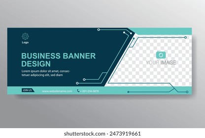 Vector abstract design web banner template. Web Design Elements - Header Design. Abstract geometric web banner template on grey background. Modern.