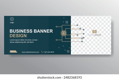Vector abstract design web banner template. Web Design Elements - Header Design. Abstract geometric web banner template on grey background. Modern.