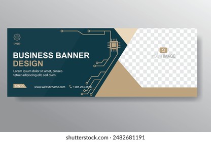 Vector abstract design web banner template. Web Design Elements - Header Design. Abstract geometric web banner template on grey background. Modern.