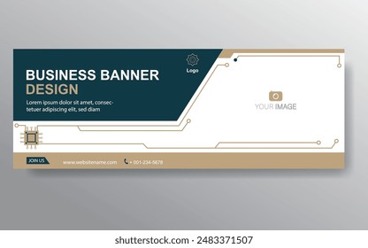 Vector abstract design web banner template. Web Design Elements - Header Design. Abstract geometric web banner template on grey background. Modern.