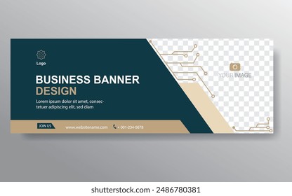 Vector abstract design web banner template. Web Design Elements - Header Design. Abstract geometric web banner template on grey background. Modern.