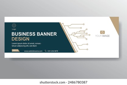 Vector abstract design web banner template. Web Design Elements - Header Design. Abstract geometric web banner template on grey background. Modern.