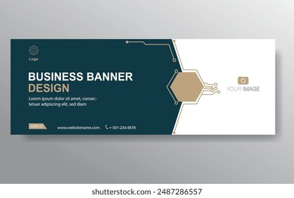 Vector abstract design web banner template. Web Design Elements - Header Design. Abstract geometric web banner template on grey background. Modern.