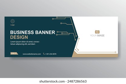 Vector abstract design web banner template. Web Design Elements - Header Design. Abstract geometric web banner template on grey background. Modern.