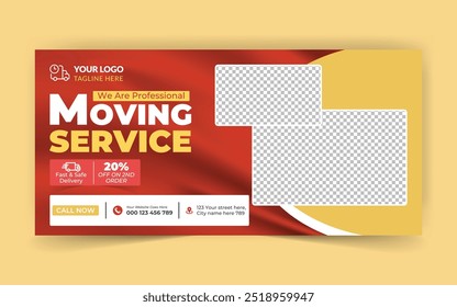 Vector abstract design web banner template. food delivery service or online food order application modern banner.