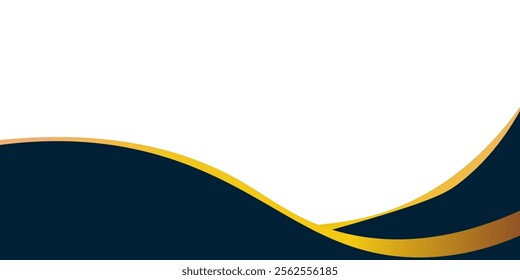Vector abstract design web banner template. Web Design Elements - Header Design. Footer Design Abstract geometric web banner template on blue or gold background.Modern banner.