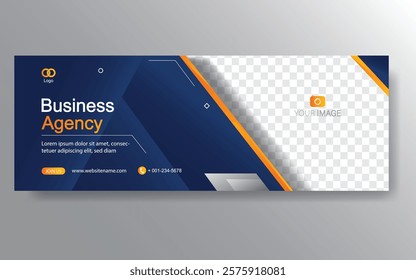 Vector abstract design web banner template. modern banner.