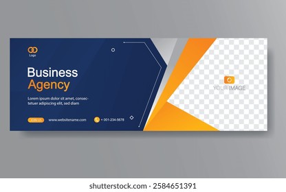 Vector abstract design web banner template. modern banner.