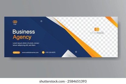 Vector abstract design web banner template. modern banner.