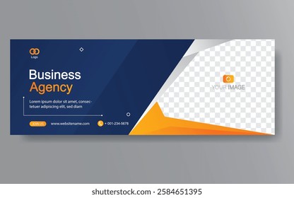 Vector abstract design web banner template. modern banner.