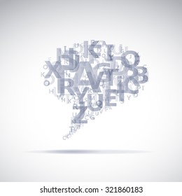 Vector Abstract dialog bubble